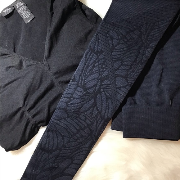 Blue Body Control Leggings Activewear NWT - Picture 2 of 3